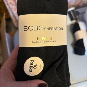 BCBGeneration Men's Black Socks - 10 Pairs